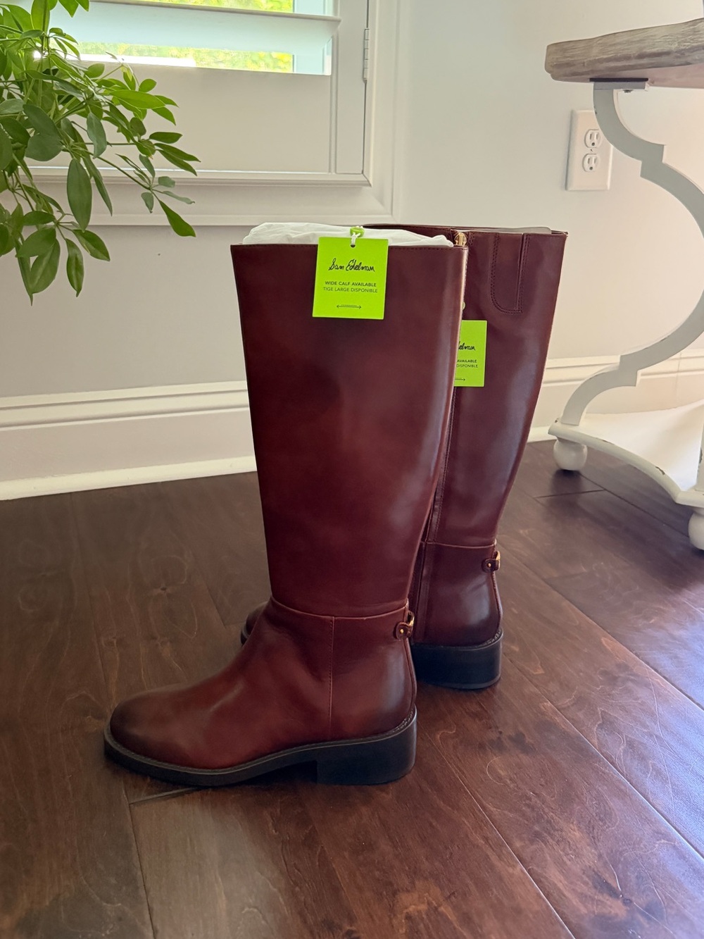 Sam Edelman Milla, Copper Leather Riding Boots